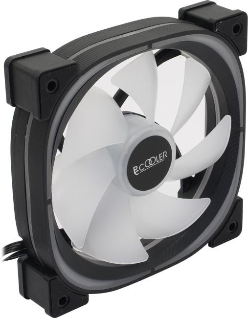 PCCooler EF120 ARGB B/BK (4пин, 120x120x25мм,  25.7дБ, 600-1500 об/мин)