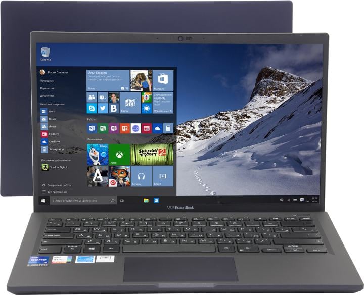 ASUS ExpertBook B1400CEAE  <90NX0421-M34430> i5 1135G7/8/512SSD/WiFi/BT/Win10/14"