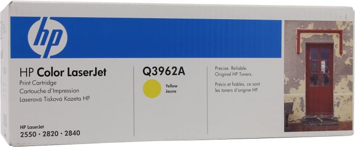 Картридж HP Q3962A (№122A) Yellow для HP COLOR LJ 2550/2820/2840 серии (повышенной ёмкости)