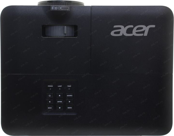 Acer Projector X1228H (DLP, 4500 люмен, 20000:1, 1024x768, D-Sub, HDMI, RCA,  USB, ПДУ, 2D/3D)