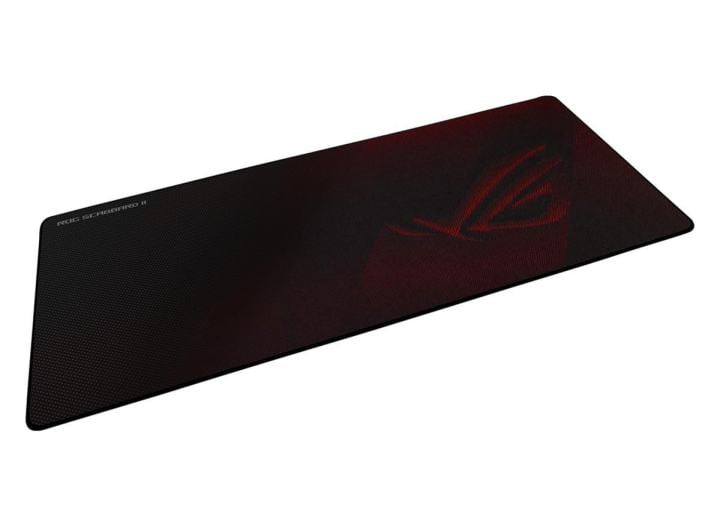 ASUS ROG Scabbard II Игровой коврик для мыши (900 x 400 x 3 mm, резина, тканый материал, cиликон, 90MP0210-BPUA00)
