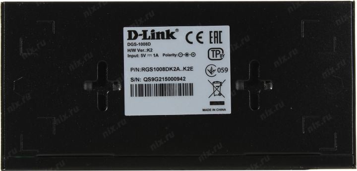 D-Link <DGS-1008D /K2A> 8-port Gigabit  Switch (8UTP 1000Mbps)