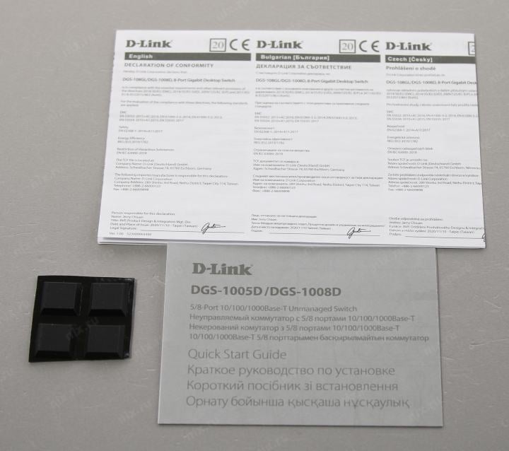 D-Link <DGS-1008D /K2A> 8-port Gigabit  Switch (8UTP 1000Mbps)