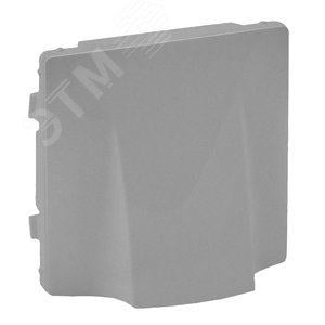 Legrand 754732 Valena LIFE. Лицевая панель для  вывода кабеля. Алюминий