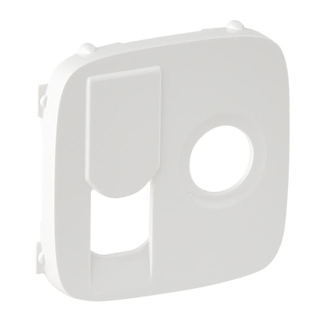 Legrand 754835 Valena ALLURE Лицевая панель розетки TV-RJ45  Белая  (754835)
