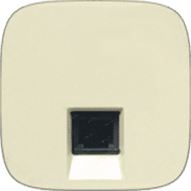 Legrand 755416 Valena ALLURE Лицевая панель для одиночных телефонных/информационных розеток Слоновая  кость  (755416)