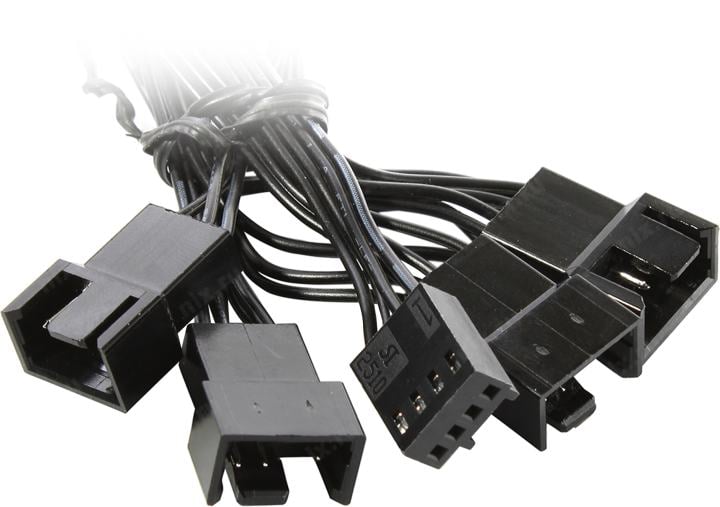 ID-Cooling <ID-FS-04> Разветвитель питания  для вентилятора 4pin->4x4pin