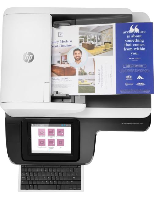 HP Scanjet Enterprise Flow N9120 fn2 Flatbed Scanner (A3,600x600 dpi,24 bit, USB ,ADF 200 sheets, 120ppm A4, Duplex, 1y warr, replace L2683B) L2763A#B19