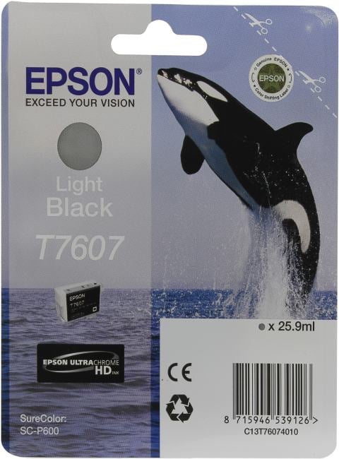 Картридж T7607 <C13T76074010> Light Black для Epson  SureColor  SC-P600