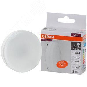 LEDVANCE 4058075582095 Лампа светодиодная LED 10 Вт GX53 4000К 800Лм таблетка 220 В  (замена  75Вт)  OSRAM (4058075582095)