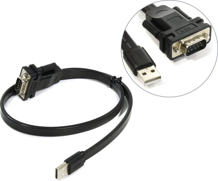 Greenconnect <GCR-UOC5M-BCG-0.5m>  Кабель-адаптер USB AM -->  COM9M  0.5м