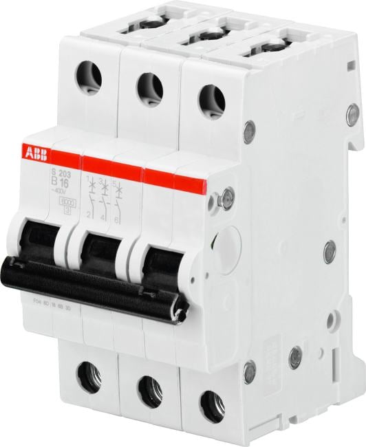Выключатель ABB 2CDS253001R0505, 3-полюсный, 50А, B, 6кА