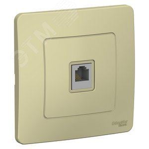 Schneider Electric BLNIS011007 BLANCA С/У РОЗЕТКА телефонная RJ11, БЕЖЕВЫЙ