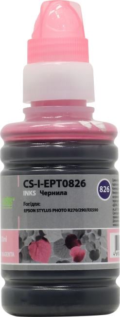 Чернила Cactus CS-I-EPT0826 Light Magenta для Epson  R270/290/RX590  (100мл)