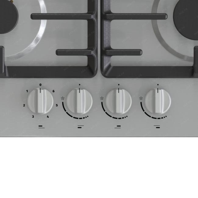 Gorenje Поверхность комбинированная Gorenje GE681X (Essential / нерж. сталь / 4 конфорки (1 электр.)/ решетки - чугун /1.5 кВт / электроподжиг / газ-контроль)
