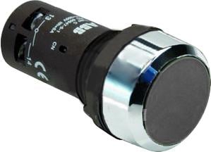 ABB 1SFA619100R3016 Кнопка СР1-30B-10 черная без  фиксации 1НО (1SFA619100R3016)