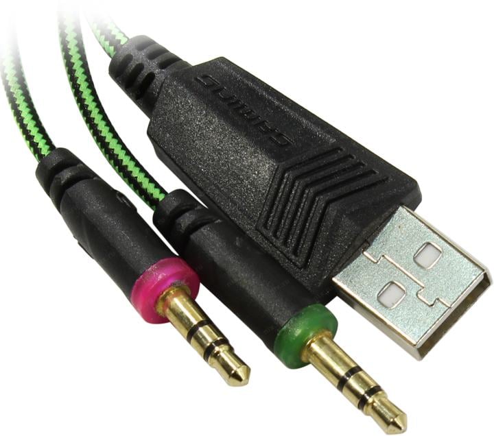 Наушники с микрофоном SmartBuy RUSH COBRA SBHG-1200 (шнур 2.2м,  с регулятором громкости)