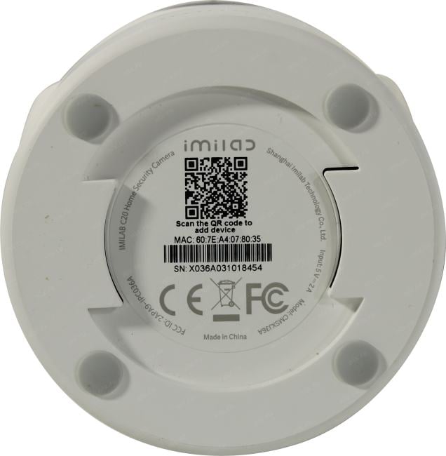 IMILAB <CMSXJ36A> C20 Home Security Camera (1920x1080, f=2.8mm, 802.11n, microSDXC, мик., LED)