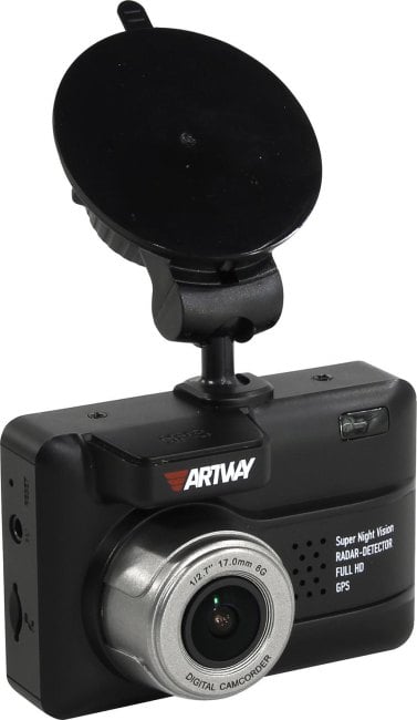 Artway MD-105 (1920х1080, 170°, LCD2.4", GPS, G-Sens, Radar-detect,  microSD,  USB)