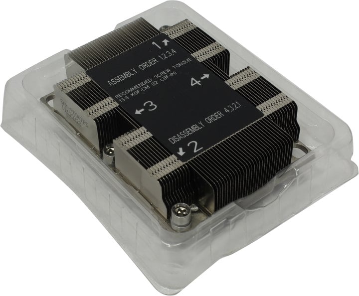 <SNK-P0067PS> 1U (LGA3647, радиатор  без вентилятора, Cu+Al)