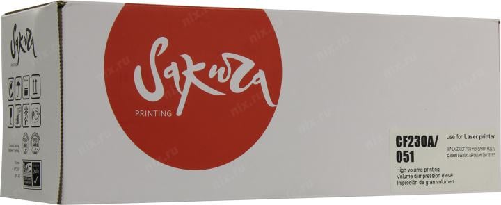 Картридж SAKURA CF230A/051 для HP LJ  M203/M227, Canon LBP160/MF260