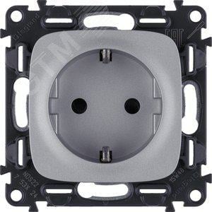 Legrand 753924 VLN-a АЛЮ Роз 2К+З с/шт,винт.
