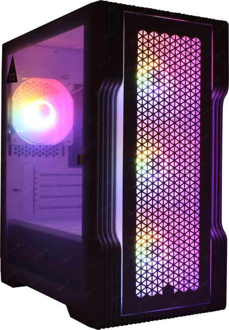 Minitower 1STPLAYER TRILOBITE T3 <T3-WH-4F1-W> White MicroATX  без  БП