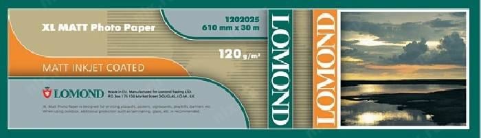 1214002 Бумага LOMOND для САПР и ГИС, матовая  420мм х 40м  120  г/м2  втулка 2"/50,8мм