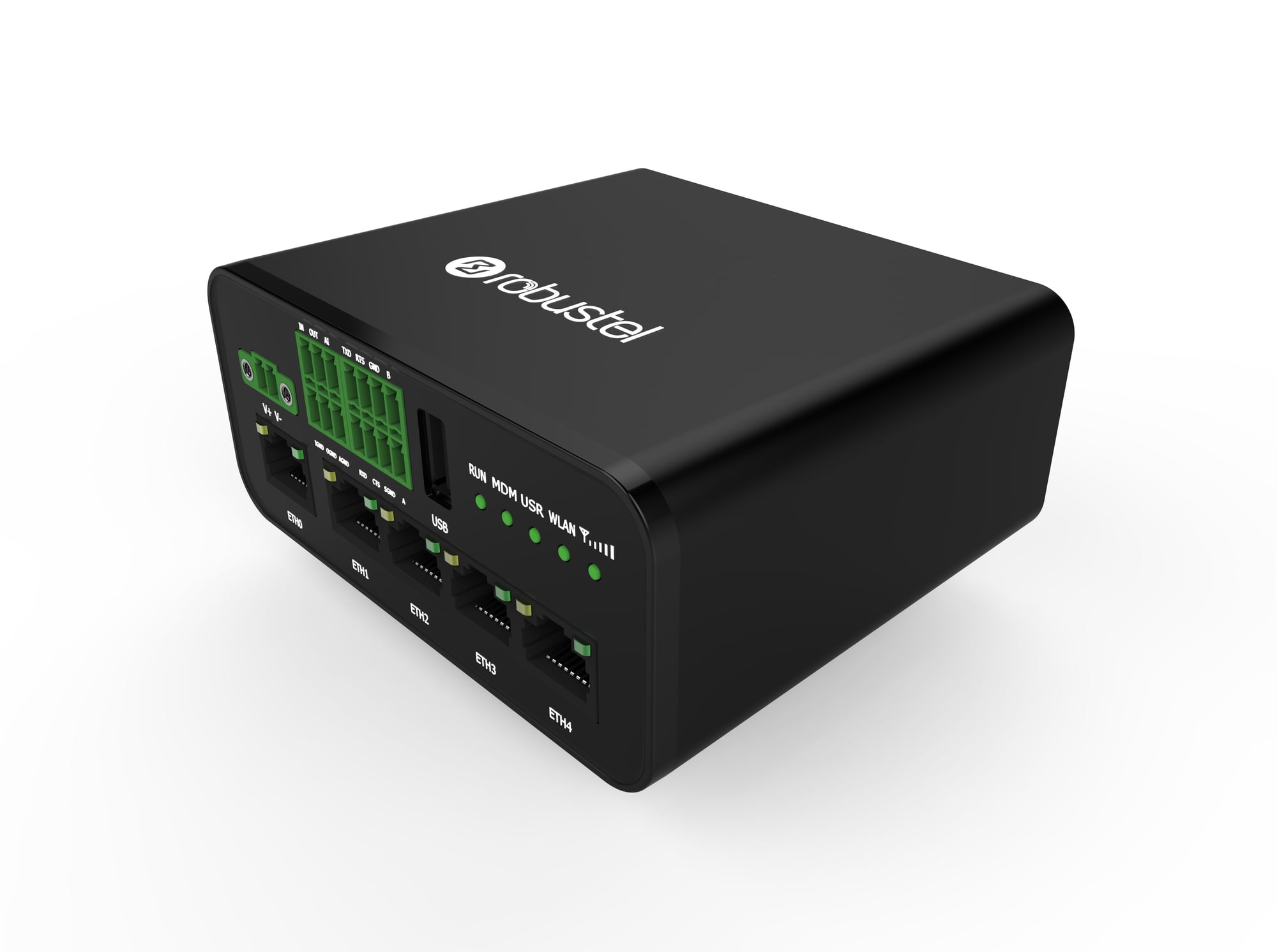 Маршрутизатор Robustel 6168723, R1520-4L, LTE, 5×Ethernet