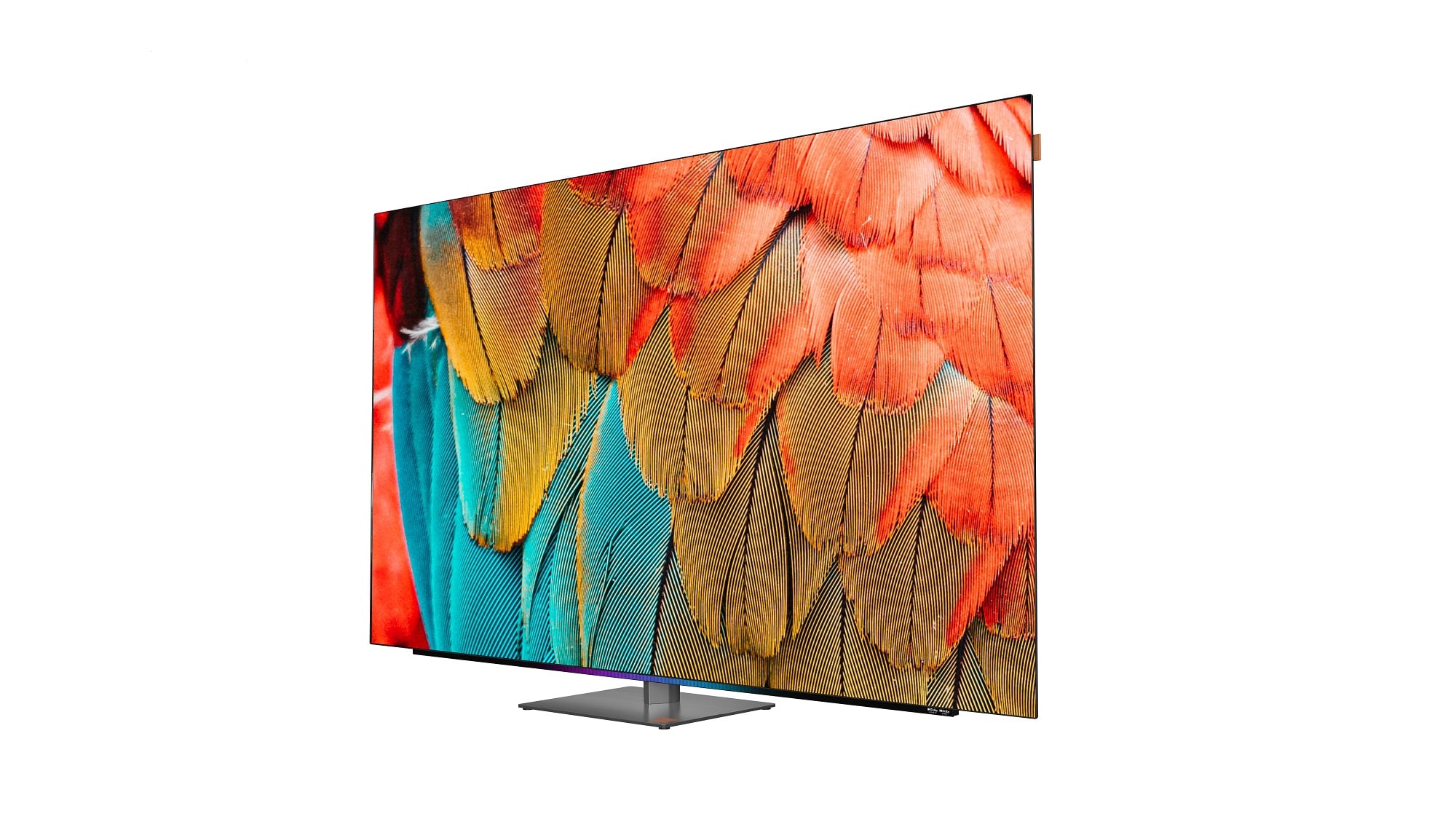 65'' OLED, Ultra HD, Google TV, 900Nit, Bluetooth, 120Hz, Freesync Premium (AMD), 2.1.2 ch (2*12W+20W SUB+5W*2) Dolby Atmos, 4хHDMI, 2хUSB, Digital Audio Output, Composite output, LAN,CI, динамическая подсветка при включении, подставка с функцией поворота 10°, ультра-тонкий корпус 3,9мм, кожаные шильдики, 2025