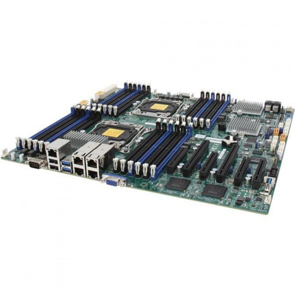 Материнская плата SuperMicro MBD-X10DRC-LN4+-B EATX LGA 2011 24xDDR4 10xSATA3 8xSAS3 5xUSB3.0(2 rear, 2 internal, 1 Type A) 4xUSB2.0 (2 rear, 2 internal) VGA 2xPCI-E3.0x16 3xPCI-E3.0x8 1xPCI-E2.0x4 (in x8)