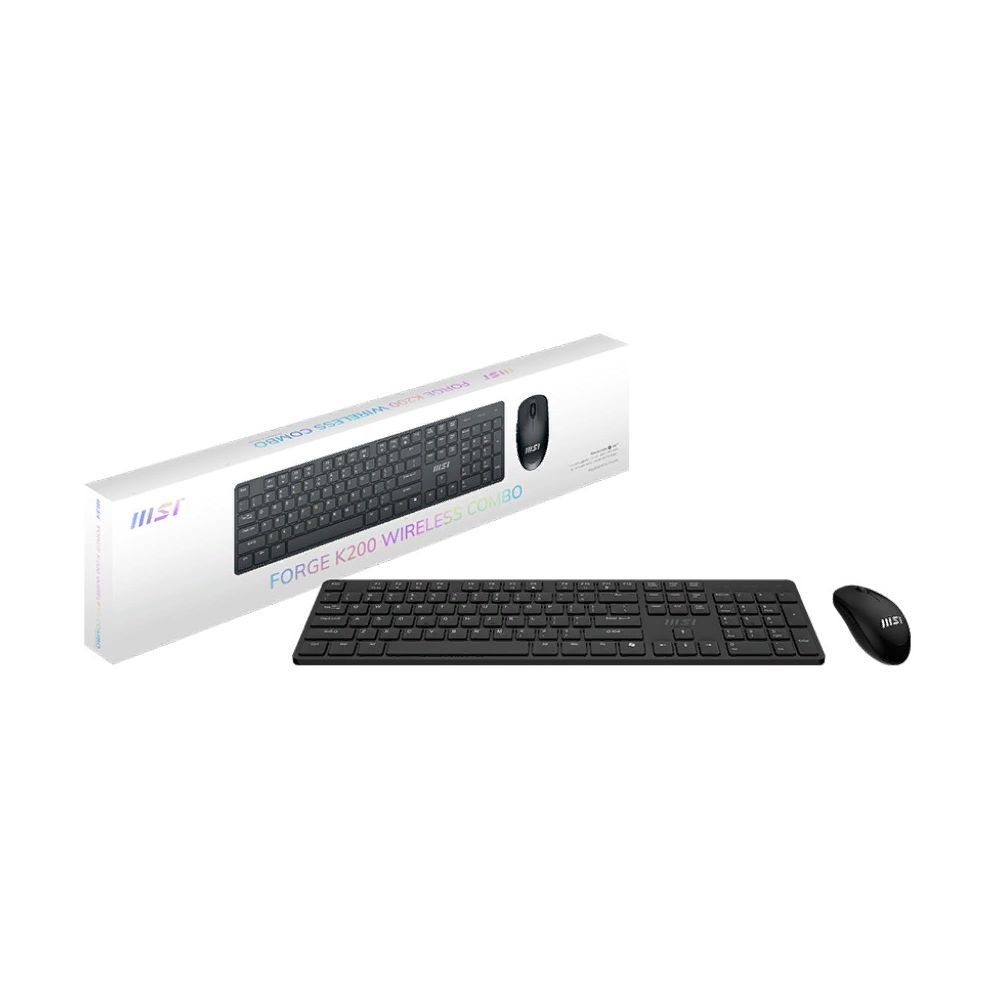 Комплект клавиатура и мышь MSI FORGE K200 W COMBO RU (S11-43RU304-Y92)
