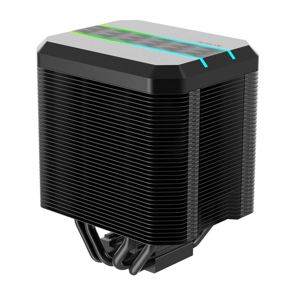 Вентилятор ALSEYE M90 Height 135mm, Univerasl, TDP 180W, 4x6mm heat pipe, FAN 90mm, 800;2400rpm, 28dBA, ARGB, LGA1200/115x, AMD AM4, RTL (874715)