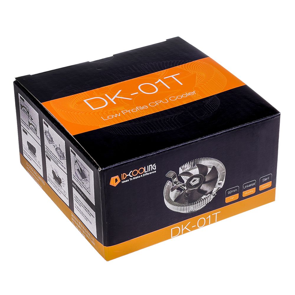 Вентилятор Cooler ID-Cooling  DK-01T 95W/ Intel 775,115*,1200,1700/AMD