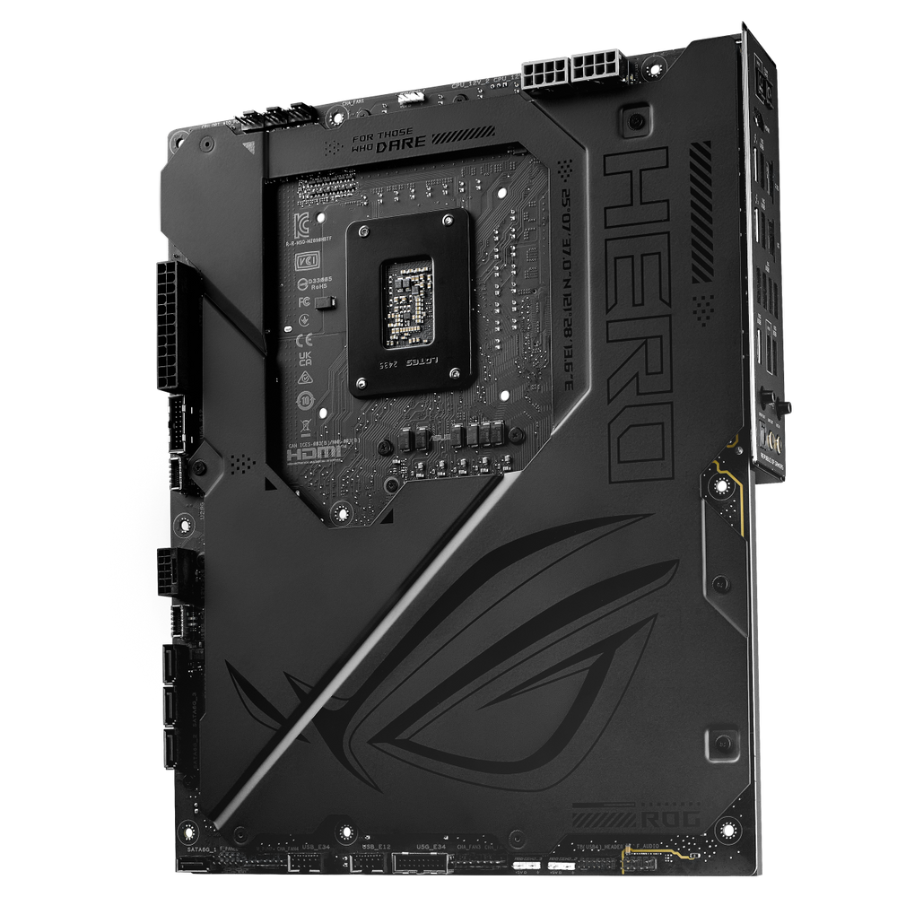 Материнская плата ASUS ROG MAXIMUS Z890 HERO BTF LGA1851 ATX 4хDDR5 PCIEx16 PCIEx4 PCIEx1 6xM.2 2xThunderbolt USB-C HDMI 2.5GLAN 5GLAN Wi-Fi 7