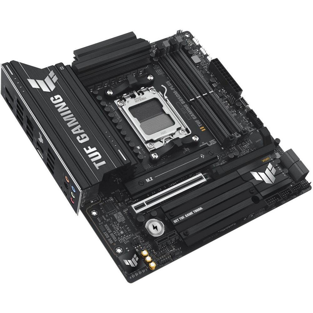 Материнская плата ASUS TUF GAMING B850M-PLUS AM5 mATX 4xDDR5 PCIEx16 PCIEx1 3xM.2 USB-C DP HDMI 2.5GLAN
