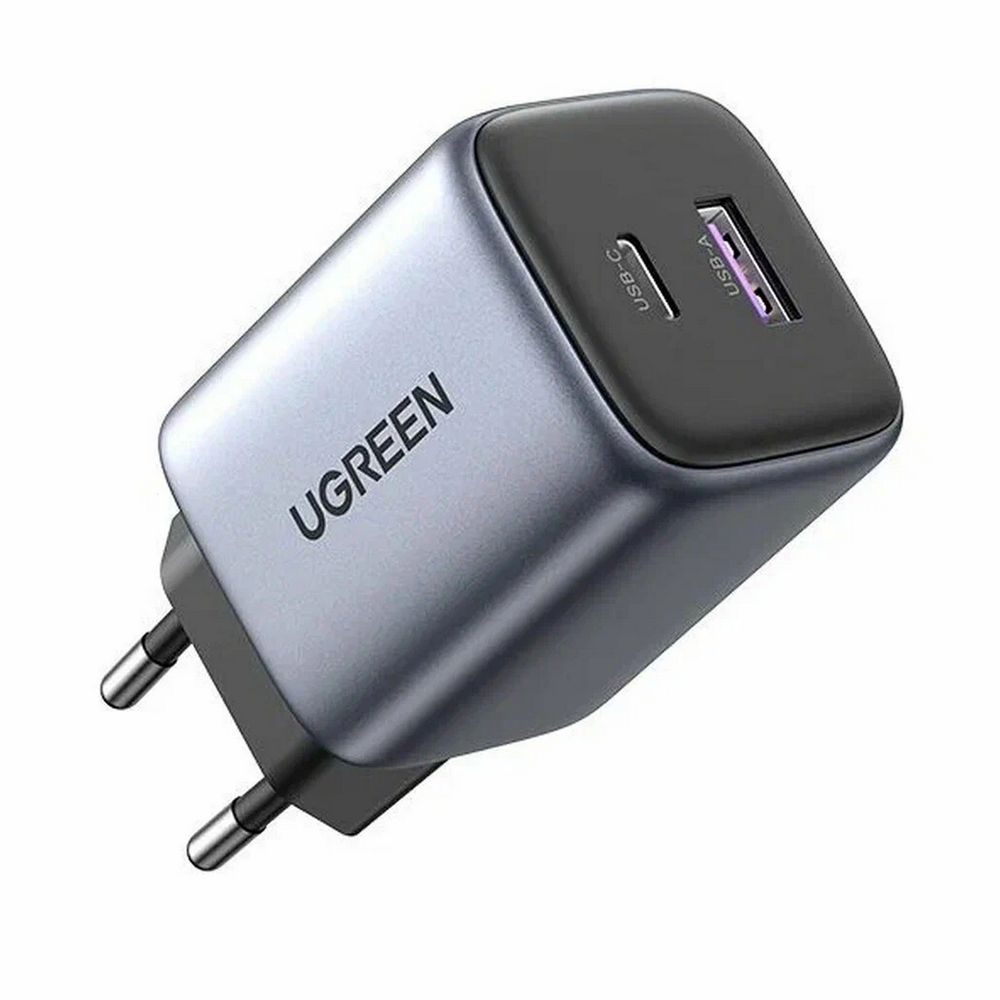Сетевое зарядное устройство UGREEN CD350 (15539) Nexode 35W USB-A - USB-C Wall Charger EU Цвет:серый