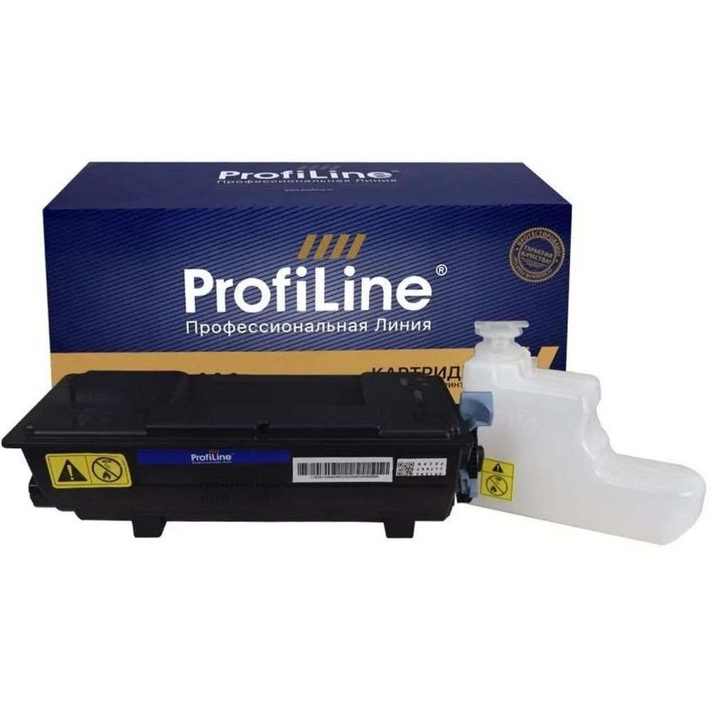 Тонер-туба ProfiLine PL-TK-3160 для принтеров Kyocera ECOSYS M3145dn/M3645dn/P3045dn/P3050dn/P3055dn/P3060dn/P3145dn/P3150dn/P3155dn/P3260dn/M3860idn/M3860idnf с бункером отработанного тонера 12500 копий
