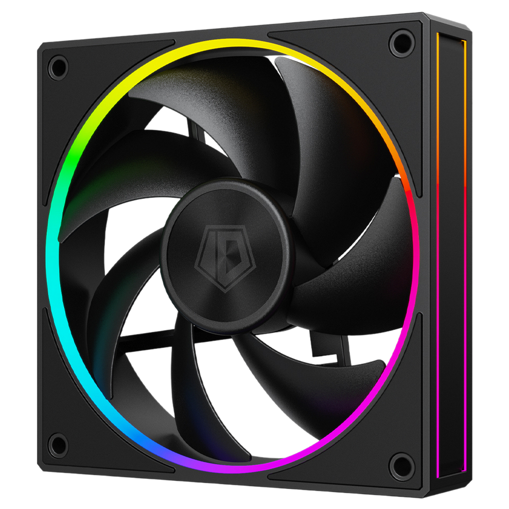Вентилятор для корпуса ID-COOLING AF-127-ARGB-K черный ARGB (120mm, PWM 2000rpm, 78.0 CFM, 29.9 dB, 4 pin) (AF-127-ARGB-K)