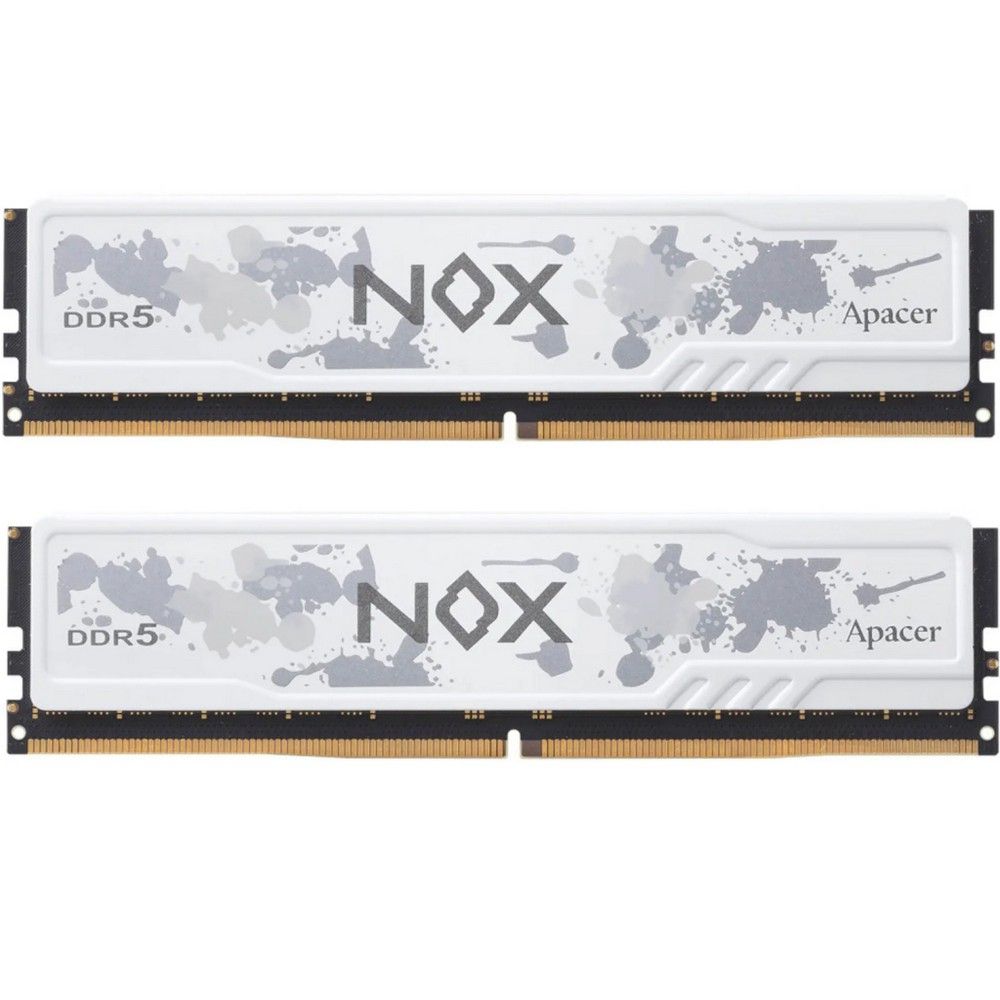 Модуль памяти Apacer DDR5 DIMM 6000-38 2048x8 32GB 1.35V OC NOX White DDR5 w/HS RP-K2 