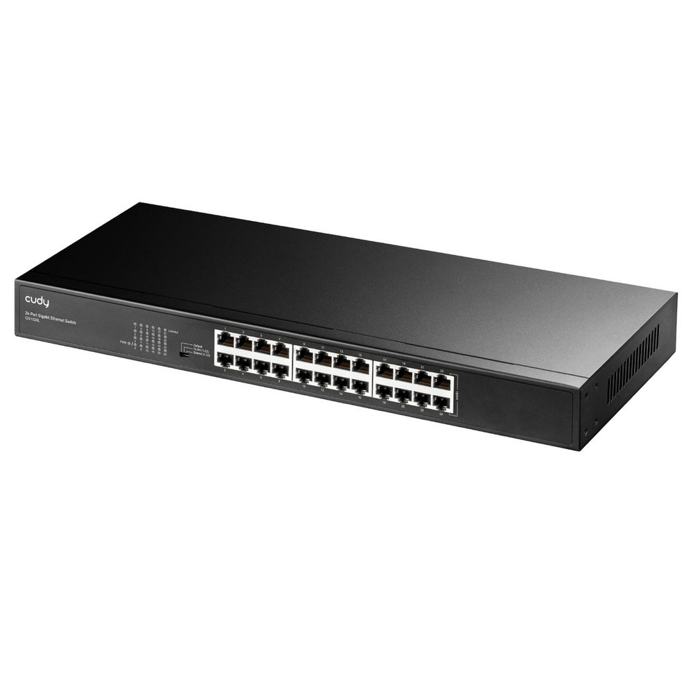 Коммутатор Cudy GS1024L, 24×1GbE, L2, неуправляемый, 1U