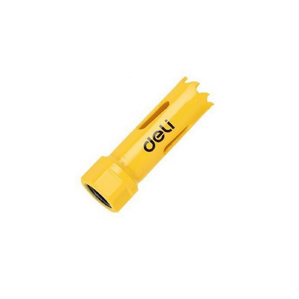 Коронка биметаллическая Deli DH-SKK019-E1 диаметр 19мм, макс глубина сверления 38мм, шаг зубьев 4-6мм, 42CrMo+M3