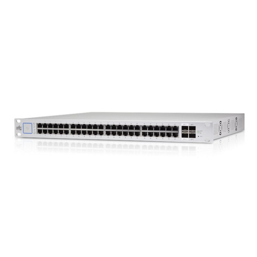 Коммутатор Ubiquiti UniFi Switch 48-500W |US-48-500W| Ubiquiti PoE-коммутатор в стойку, 48х 1G RJ45, 2х SFP, 2х SFP+, |US-48-500W| раздача 436 Вт {2} (023132)
