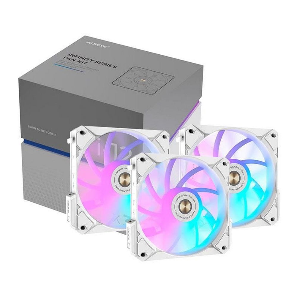 Вентилятор в корпус ALSEYE COOLING FAN Kit i12W-K3 White Dimensions: 120 x 120 x 25mmVoltage: DC 12VCurrent: 0.21AFan Speed :800-1800±10%Max. Air Flow: 31.18-73.92CFMMax. Air Pressure: 0.56-2.1mmH20Max. Noise: 20-33.2dBABearing Type : FDB BearingLife Expectancy : 70,000 hours bp (AS.04.09.0003 плохая упаковка)