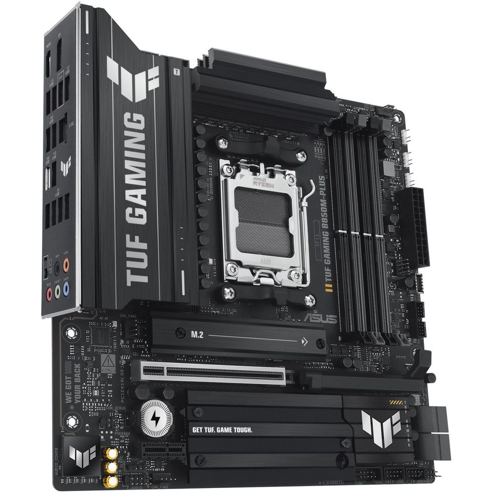 Материнская плата ASUS TUF GAMING B850M-PLUS AM5 mATX 4xDDR5 PCIEx16 PCIEx1 3xM.2 USB-C DP HDMI 2.5GLAN