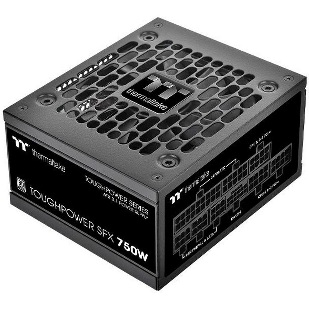 Блок питания ПК Thermaltake Toughpower SFX 750 /0750W/Fully Modular/Non Light/Full Range/Analog/80 Plus Platinum/EU/100% JP CAP/All Flat Cables/Gen 5
