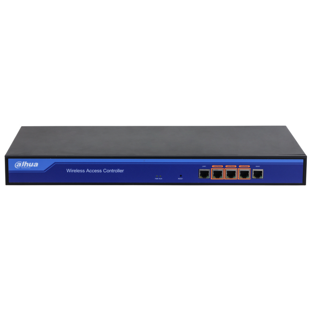 DAHUA DH-EAC256 Wi-FI контроллер, 4xRJ45 1Gb (3 порта LAN можно переключить на порты WAN), 1xRJ45, управление до 256 точек доступа серии EAP