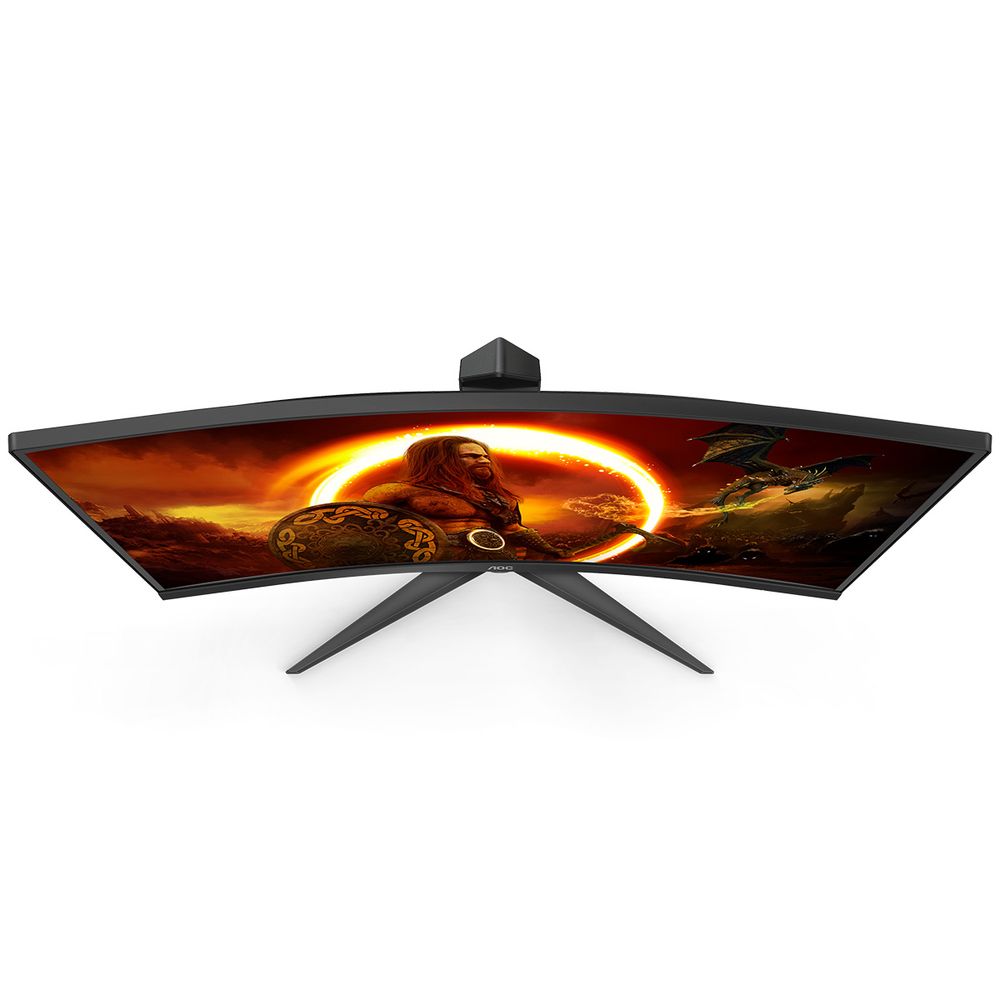 Монитор AOC 27" C27G2ZU Black-Red (VA, 1920x1080, HDMI+HDMI+DP, USB Hub, 0.5 ms, 178°/178°, 300 cd/m, 3000:1, 240Hz, MM, Curved)