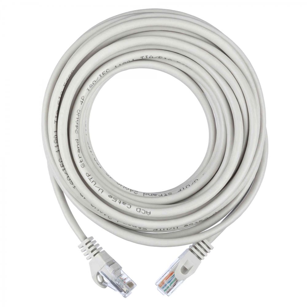 Кабель ACD Патч-корд ACD-LPU5E-75A |ACD-LPU5E-75A| Cat5e UTP 24AWG 4Pair, 7/0.18мм CCA Серый, 7.5м, (741654) 