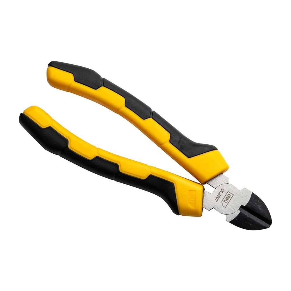 Диагональные бокорезы Deli DL2207  180мм, двухкомпонентная ручка Bad Pack